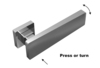 PRESS OR TURN