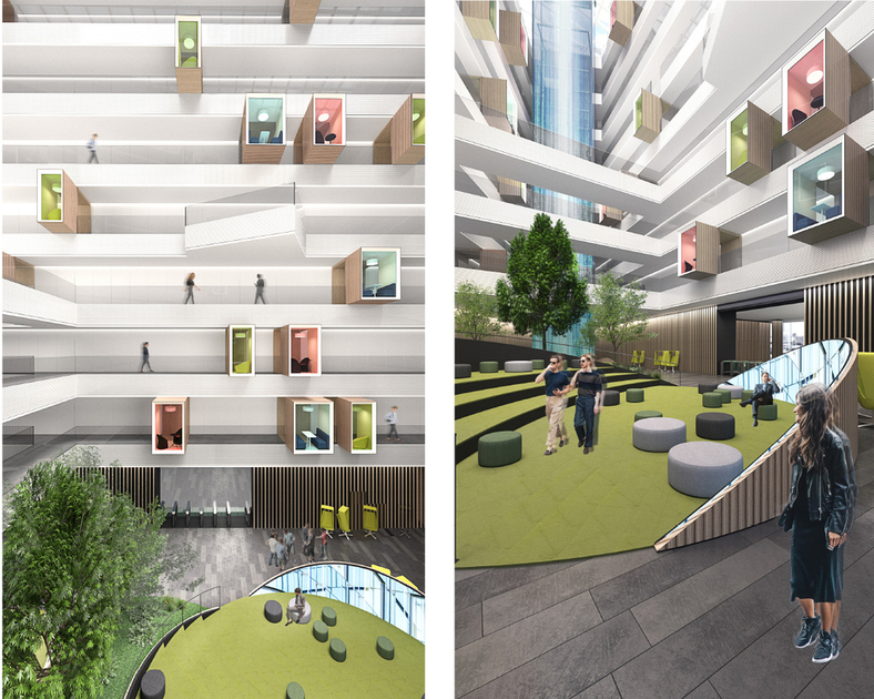 Дом для НТВ: концепции финалистов, UNK project, ABD architects, OFFCON, Арх груп, ОФИСПРОЕКТ , Дом для НТВ Конкурсы: Дом для НТВ, офис, телевидение, нтв, финалисты, шорт-лист на портале projectnext